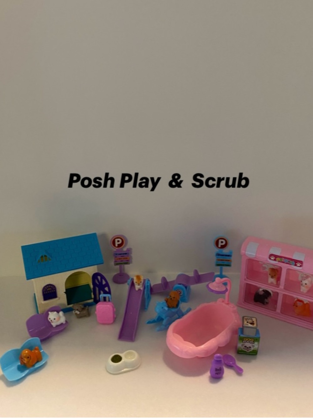 Posh Play & Scrub Kids Playset